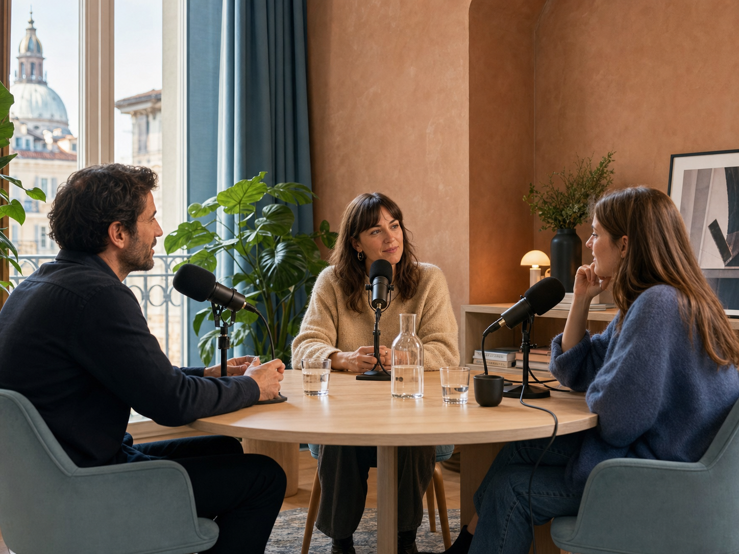 Registrazione di un podcast